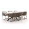 Yoi Calera/Calma 270x110cm dining tuinset 7-delig