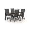 Bellagio Lugo/Sestino 160cm dining tuinset 5-delig
