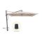 Glatz Sombrano S+ Easy zweefparasol 300x300cm