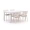 Bellagio Rumo/Menzano 160cm dining tuinset 5-delig stapelbaar