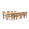ROUGH-S/ROUGH-X 320cm dining tuinset 9-delig stapelbaar