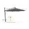 Glatz Sombrano S+ Easy zweefparasol ø 350cm