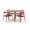 Manifesto Cavone/ROUGH-K ø 115cm dining tuinset 5-delig stapelbaar