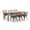 Intenso Asti/ROUGH-S 220cm dining tuinset 7-delig