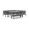 Manifesto San Teodoro/Sestino 160cm hoek dining loungeset 6-delig