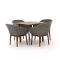 Intenso Bordano/ROUGH-K 90cm dining tuinset 5-delig