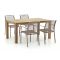 Apple Bee Hawaii/ROUGH-S 160cm dining tuinset 5-delig stapelbaar