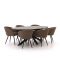 Manifesto Veruno/Fidenza ovaal 220cm dining tuinset 7-delig