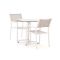 Bellagio Roma/Canzo ø 80cm dining tuinset 3-delig stapelbaar