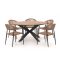 Manifesto Belpasso/Fidenza ø149cm dining tuinset 6-delig