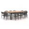 Manifesto Belpasso/Linosa 240x160cm dining tuinset 11-delig stapelbaar