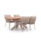 Bellagio Birgi Novo/Induno Deens Ovaal 180cm dining tuinset 5-delig stapelbaar