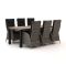 Intenso Fabrizi/ROUGH-S 220cm dining tuinset 7-delig verstelbaar