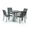 Bellagio Anzio/Fidenza 90cm dining tuinset 5-delig stapelbaar