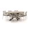 Bellagio Pizzoli/ROUGH-Y Ellips 240cm dining tuinset 7-delig stapelbaar