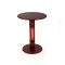 Monti HeatLine Pulse tafel met terrasverwarmer 1500W ø60cm (h: 75cm) - Red