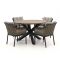 Apple Bee Milou/ROUGH-Y ø120cm dining tuinset 5-delig