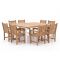 Sunyard Wales/Linosa 160x160cm dining tuinset 9-delig
