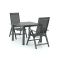Bellagio Avenza/Fidenza 90cm dining tuinset 3-delig verstelbaar