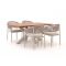 Bellagio Panaro/Induno Deens Ovaal 180cm dining tuinset 5-delig stapelbaar
