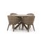 Intenso Venaco/ROUGH-Y ø120cm dining tuinset 5-delig