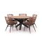 Intenso Asti/Fidenza ø149cm dining tuinset 6-delig