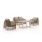 Manifesto Ortello/Fidenza lounge diningset 4-delig 4-zits