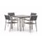 Bernstein Freiburg/Bremen 90cm dining tuinset 5-delig stapelbaar
