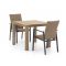 Manifesto Villongo/ROUGH-S 90cm dining tuinset 3-delig stapelbaar