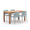 Forza Sile/Liverpool 145cm dining tuinset 5-delig stapelbaar