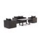 Forza Barolo/Fidenza 160cm dining loungeset 4-delig