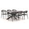 Manifesto Belpasso/Furato ellips 200cm dining tuinset 7-delig stapelbaar