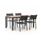 Bellagio Roma/Fidenza 160cm dining tuinset 5-delig stapelbaar