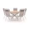 Bellagio Avenza/Fidenza ø149cm dining tuinset 6-delig verstelbaar