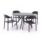 Bellagio Valli/Sora ø127cm dining tuinset 5-delig stapelbaar