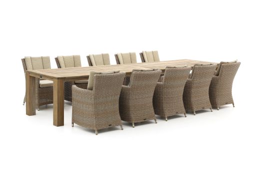 Intenso Adriano/ROUGH-X 400cm dining tuinset 11-delig