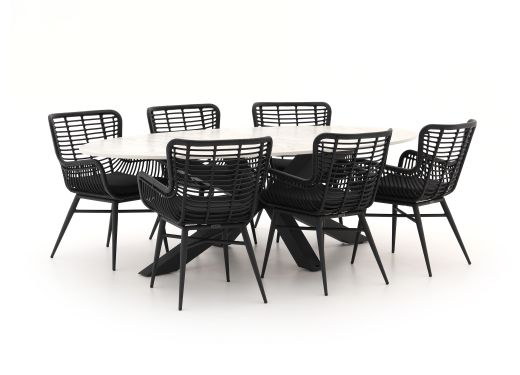 Intenso Asti/Induno Ellips 240cm dining tuinset 7-delig