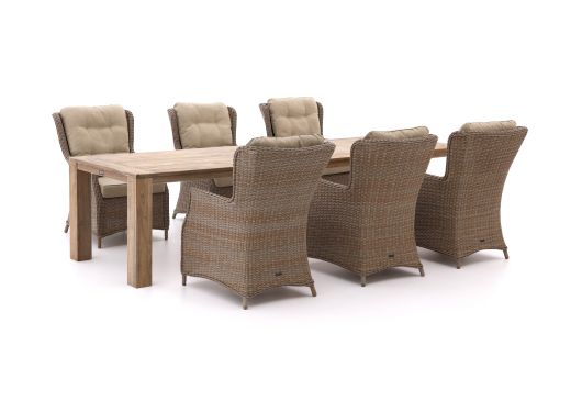 Intenso Milano/ROUGH-X 320cm lounge-dining tuinset 7-delig
