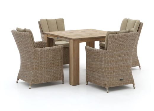 Intenso Adriano/ROUGH-X 100cm dining tuinset 5-delig